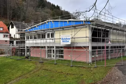 Die Grundschule in Lindenberg wird umgebaut. 
