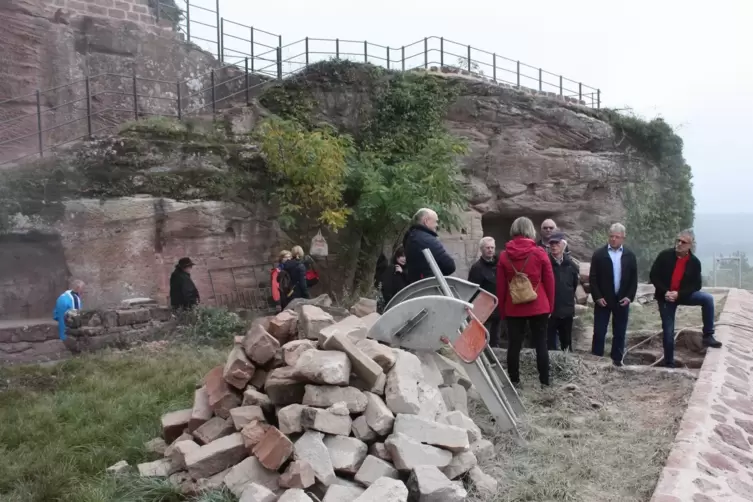 Nur ein Projekt im Landkreis, das die Theysohn-Stiftung aktuell unterstützt, ist die Sanierung der Burgruine Drachenfels bei Bus