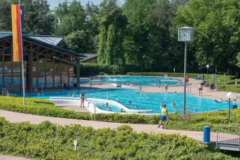 Der Badepark in Wörth.
