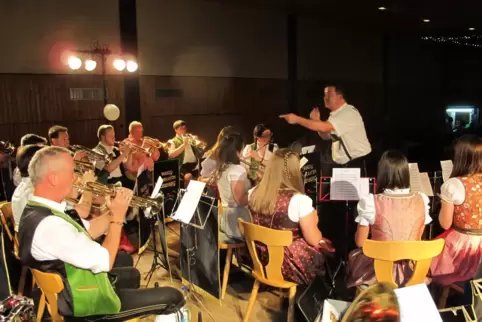 So war es vor Corona: Die Wasgau-Musikanten bei einem Konzert im Herbst 2019.