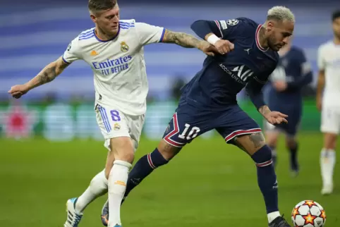 Neymar (rechts): Tricksen, aber nicht kämpfen.