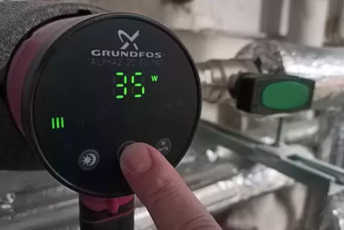 Unter den verschiedenen Einstellungen einer Heizungspumpe findet sich auch ein Eco-Modus.