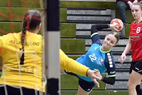 HR-Spielerin Lara Schwarz und ihre Mannschaftskolleginnen sind in ihrer Leistung bislang sehr schwankend. 