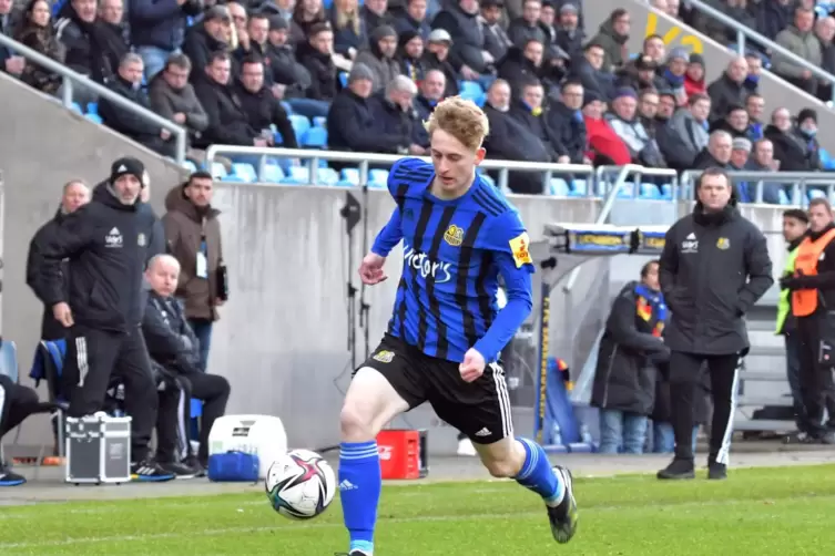 Machte beim 2:0-Sieg in Braunschweig den Deckel drauf: Justin Steinkötter erzielte den zweiten Treffer für den 1. FC Saarbrücken