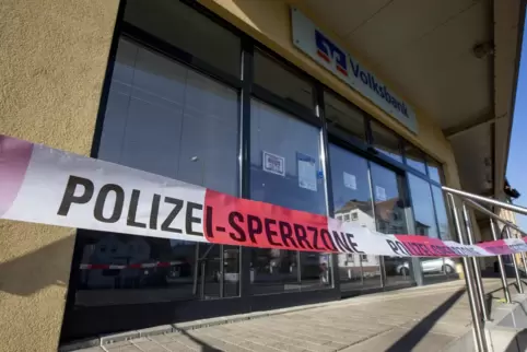 Anfang März wurde die Bankfiliale in Otterbach überfallen. 