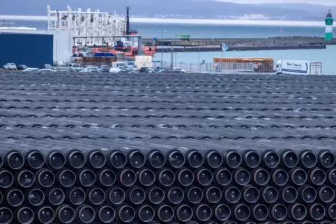 Zu den Projekten, die wegen des russischen Übergriffs auf die Ukraine auf Eis liegen, gehört auch die geplante Gaspipeline Nord 