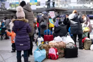 Es sind vor allem Frauen und Kinder, die jetzt ankommen.