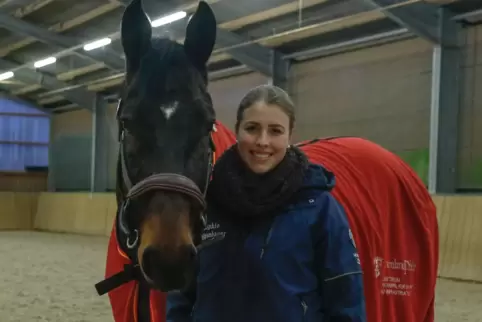 Sophie Stilgenbauer gewann mit ihrem Pferd ImPaul as Well im vergangenen Jahr die Landesmeisterschaft im Dressurreiten. 