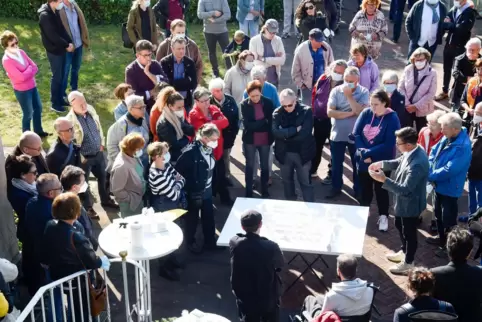 Im Oktober 2021 hatte die Baugruppe ihre Pläne bei einem Infonachmittag vorgestellt – und war damit auf großes Interesse gestoße