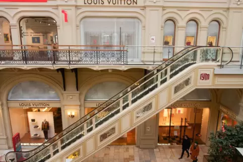 Gähnende Leere in einem Moskauer Einkauszentrum: Westliche Unternehmen haben ihre Aktivitäten eingestellt.