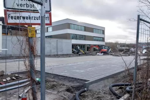 Es ist noch ein bisschen was zu tun: So sah die Baustelle im Dezember 2021 aus. 