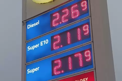 So hoch wie nie: die derzeitigen Preise für Benzin und Diesel.