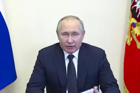 Verantwortlich für eine völkerrechtswidrige Invasion: Wladimir Putin. 