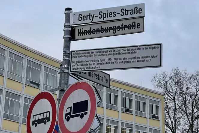 So geht die Stadt Trier mit der Umbenennung um. So geht die Stadt Trier mit der Umbenennung um.