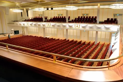 Wird bald wieder bespielt: der Festsaal im BASF-Feierabendhaus. 