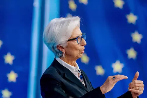 EZB-Präsidentin Christine Lagarde rechnet mit Wachstum, selbst im „düstersten Szenario“. 