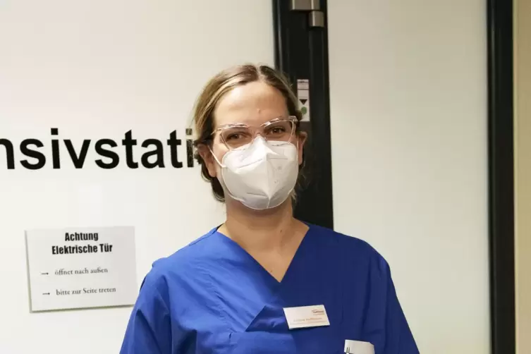 ... und w&auml;hrend der Arbeit in der Stadtklinik Frankenthal fotografiert. 