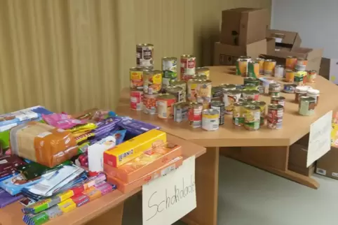 Die Spenden wurden in Räumen des Kleintierzuchtvereins gesammelt. 