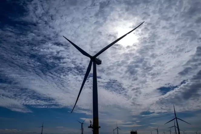 Durch den Ukraine-Krieg wird der Ausbau der erneuerbaren Energien noch dringender. Das Foto zeigt den Offshore-Windparks "Baltic