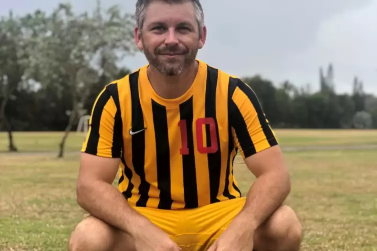Marc Volkmer spielt auf Kauai in einem Herrenteam.