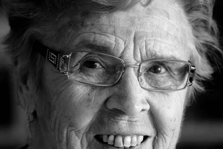 Rosemarie B&auml;rmann heute, mit 87 Jahren.