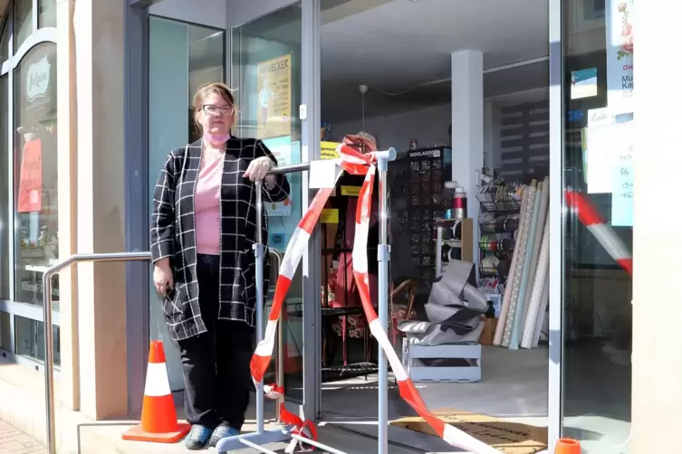 Das Wollgesch&auml;ft von Julaine Bohrer bleibt vorerst geschlossen. 