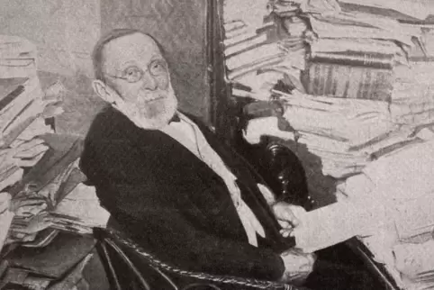Rudolf Virchow war ein umfassend gebildeter Universalgelehrter – dieses Foto aus der Ausstellung, das ihn in seinen letzten Lebe