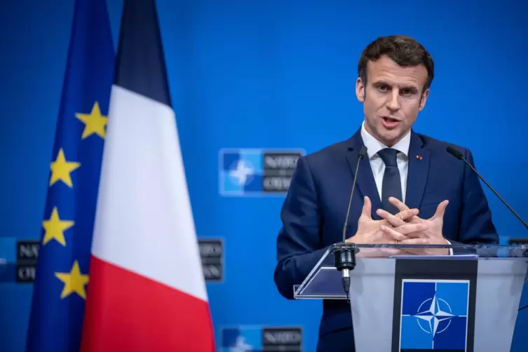 Macron würde gerne mit den europäischen Partnern über nukleare Teilhabe reden. 