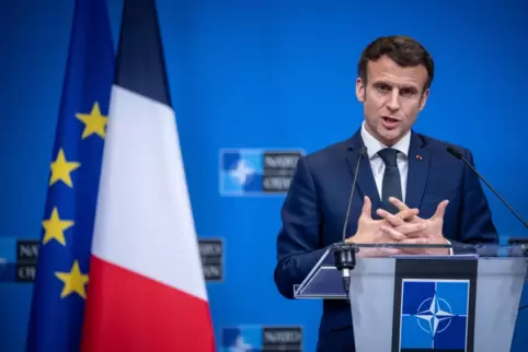 Macron würde gerne mit den europäischen Partnern über nukleare Teilhabe reden. 