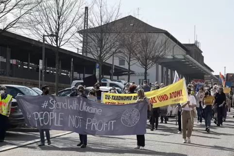 Die „Fridays for Future“-Demonstration in Kaiserslautern.