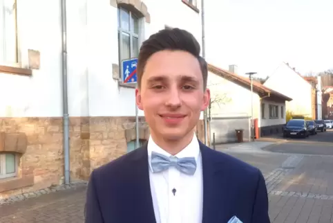 Noah Koresch aus Merzalben wurde an der IGS Daniel Theysohn für das beste Abitur geehrt: Note 1,7.
