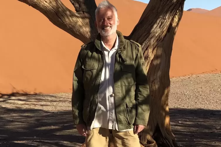 Dieter Fuchs in Namibia. 