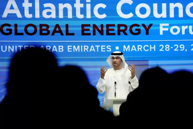 Suhail al-Mazroui, Ölminister der Vereinigten Arabischen Emirate, legt Wert auf das gemeinsame Kartell mit Russland, für das sic
