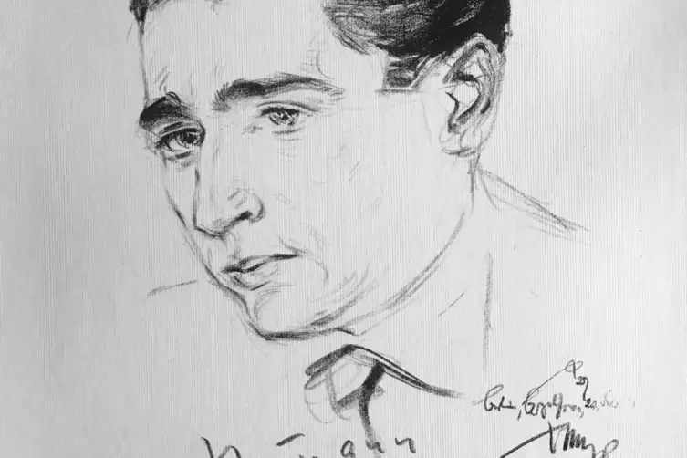 Alfred Neumann, 1927. Porträt von Emil Stumpp.