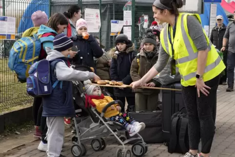 In Ludwigshafen sind bisher rund 350 Flüchtlinge aus der Ukraine registriert.