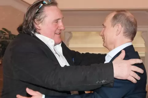 Ende einer Männerfreundschaft? Depardieu und Putin im Jahr 2013.