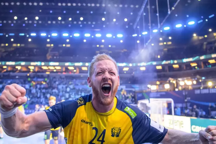 Der Triumphator: Jim Gottfridsson holte mit Schweden im Januar den EM-Titel.