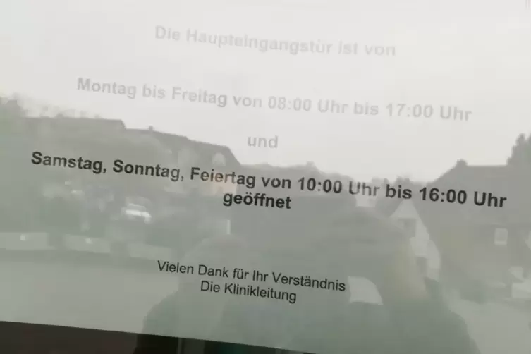 Das Foto haben Thomas Wendlandts Eltern bei ihrer Reha geschossen. Mittlerweile sind die Zeiten etwas erweitert. 