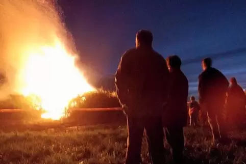 Zu den Aktionen gehört auch ein Osterfeuer. 