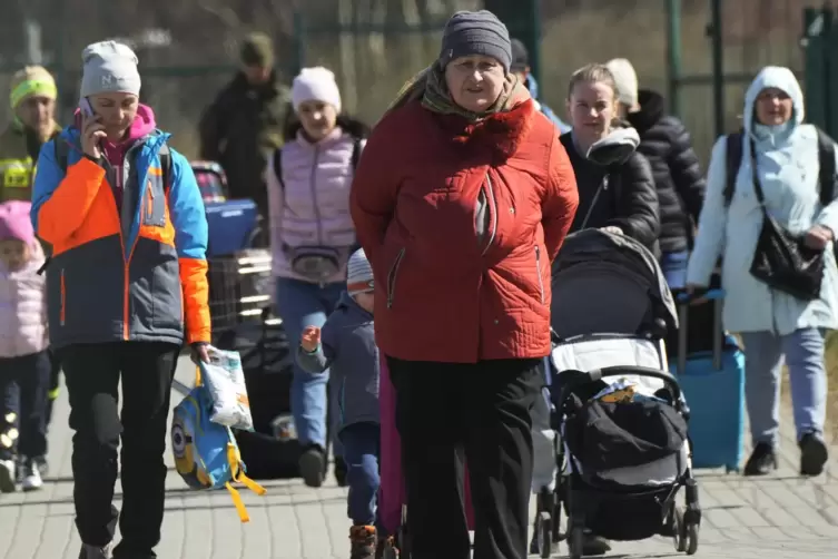 In Polen treffen viele Flüchtllinge aus der Ukraine ein. In der Stadt Wörth unterstützt unter anderem die SPD deshalb die polnis