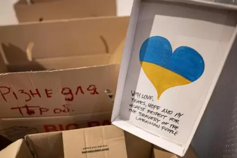 Es sollen weitere Hilfsgüter für die Ukraine gesammelt werden. 
