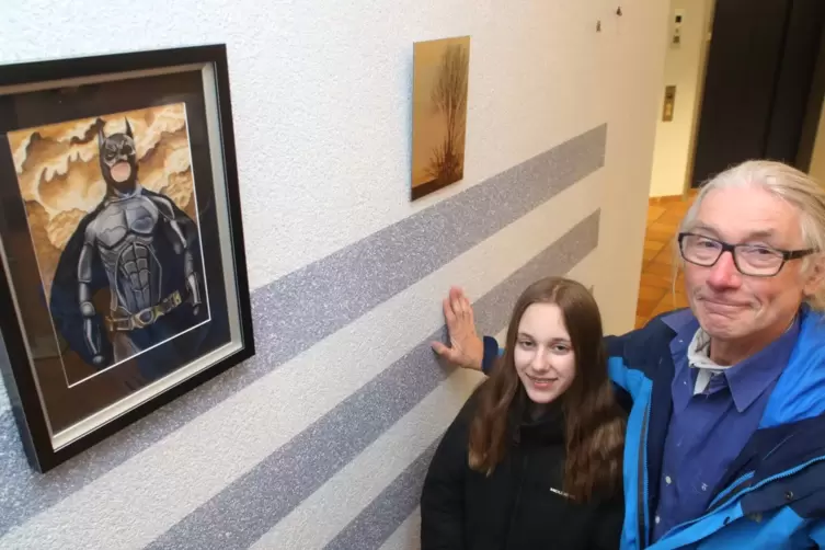  Rudi Mensch und Franka Bauer stellen in den Monaten April und Mai ihre Bilder im Foyer des Westpfalzklinikums Kusel aus.
