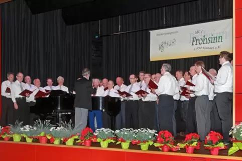 Vor der Pandemie waren solche Auftritte noch möglich. Aber dann. Davon konnte der „Frohsinn“-Vorsitzende ein Lied singen. 