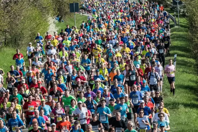 Am Sonntag laufen rund 3200 Athleten in Bockenheim los. Am Sonntag laufen rund 3200 Athleten in Bockenheim los.