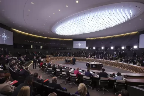 Außenministertreffen der Nato in Brüssel.