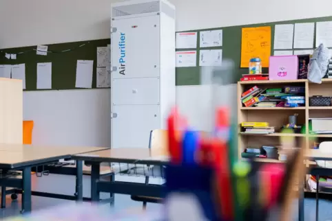 Luftfilter in Klassensälen sind durch Corona normal geworden. 