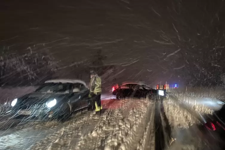 Auf der B271 bei Forst
