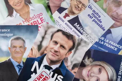 Die erste Runde der französischen Präsidentschaftswahlen findet am 10. April statt, die Stichwahl am 24. April, wenn kein Kandid