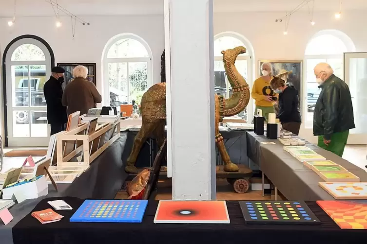 Kleinformatige Kunst für eher kleines Geld (bis 300 Euro) ist bei der Mini-Kunstmesse des Kunstvereins Donnersbergkreis angebote