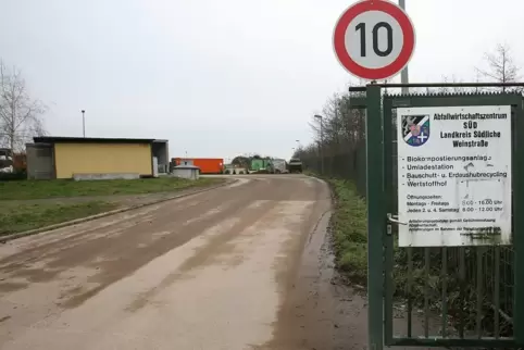 Wertstoffwirtschaftszentrum Billigheim.